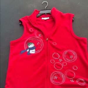 Rebecca Malone Festive Red Vest